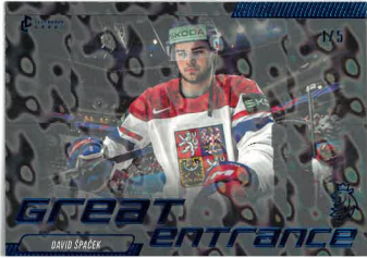 2024 Legendary Cards Great Entrance Special Effects David Špaček /5 č. GE-04