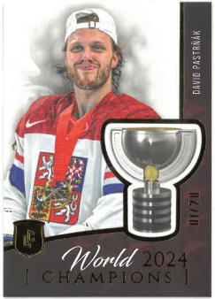 2024 Legendary Cards World Champions David Pastrňák /20 č. CHA-19