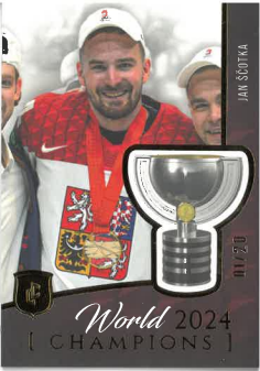 2024 Legendary Cards World Champions Jan Ščotka /20 č. CHA-06