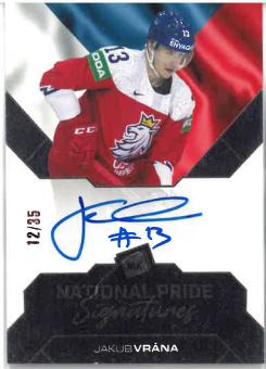 2021-22 MK National Pride Signatures Jakub Vrána /35 č. NPS-JV