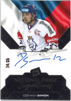 2021-22 MK National Pride Signatures Dominik Simon /35 č. NPS-DS