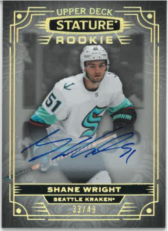 2022-23 UD Stature Rookie Auto Shane Wright /49 č. 106