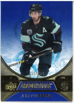 2021-22 UD Credentials Indigo Jordan Eberle /249 č. 45