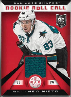 2013-14 Panini Totally Certified Rookie Roll Call Matthew Nieto č. RR-MNI