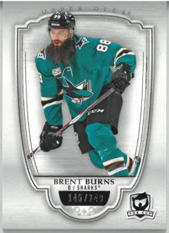 2018-19 UD The Cup Brent Burns /249 č. 45
