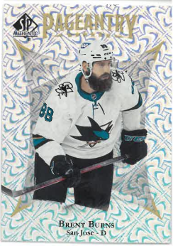 2021-22 UD SP Authentic Pageantry Brent Burns č. P-18