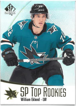 2021-22 UD SP Authentic Top Rookies William Eklund č. TR-9
