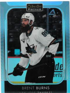 2021-22 O-PEE-CHEE Platinum Rainbow Brent Burns č. 124
