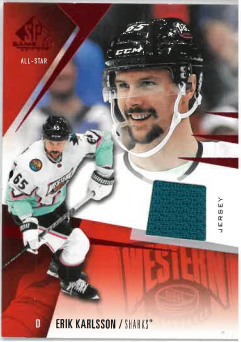 2023-24 UD SP Game Used Jersey Erik Karlsson č. 152
