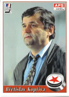 1995-96 APS Břetislav Kopřiva HC Slavia Praha č. 124