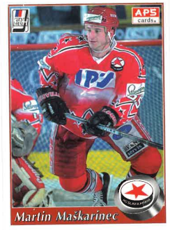 1995-96 APS Martin Maškarinec HC Slavia Praha č. 128