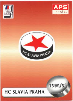 1995-96 APS HC Slavia Praha Logo Teamu
