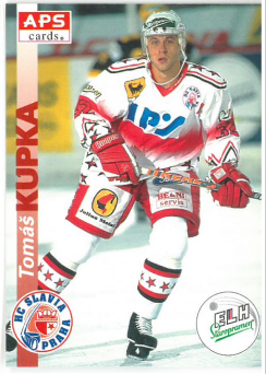 1996-97 APS Tomáš Kupka HC Slavia Praha č. 18
