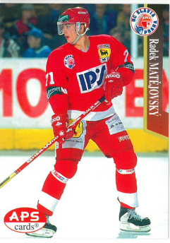 1997-98 APS Radek Matějovský HC Slavia Praha č. 166