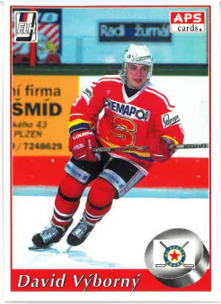 1995-96 APS David Výborný HC Sparta Praha č. 280