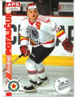1996-97 APS Andrej Potajčuk HC Sparta Praha DOTISK č. 380