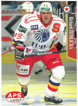 1997-98 APS Richard Žemlička HC Sparta Praha č. 12