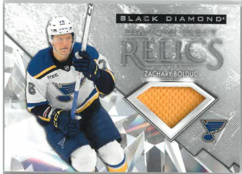 2024-25 UD Black Diamond Debut Relics Zachary Bolduc č. DD-ZB