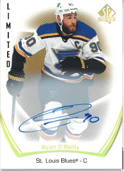 2021-22 UD SP Authentic Limited Auto Ryan O’Reilly č. 45