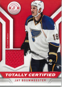 2013-14 Panini Totally Certified Jersey Jay Bouwmeester č. TC-JBO