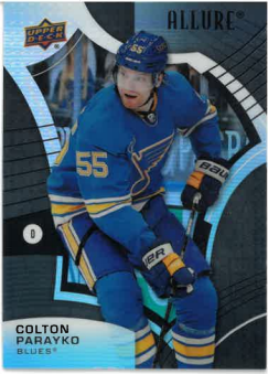 2021-22 UD Allure Black Rainbow Colton Parayko č. 55