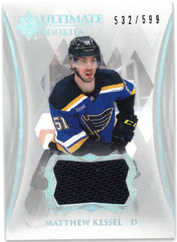 2023-24 UD Ultimate Collection Rookies Jersey Matthew Kessel /599 č. 199