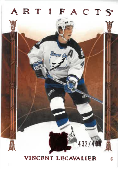 2022-23 UD Artifacts Stars Ruby Vincent Lecavalier /499 č. 163