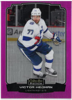 2022-23 UD O-PEE-CHEE Platinum Matte Pink Victor Hedman č. 134