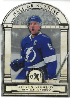 2021-23 UD Sky Box E-X Hall Or Nothing Steven Stamkos č. HN-4