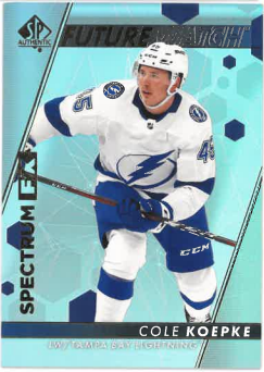 2022-23 UD SP Authentic Future Watch Spectrum FX Cole Koepke č. S-43