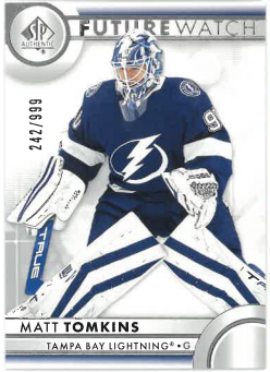 2023-24 UD SP Authentic Future Watch Matt Tomkins /999 č. 164