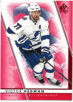 2022-23 UD SP Authentic Limited Victor Hedman č. 77