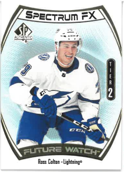 2021-22 UD SP Authentic Future Watch Spectrum FX Tier 2 Ross Colton č. S-87