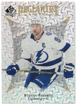 2021-22 UD SP Authentic Pageantry Steven Stamkoc č. P-34