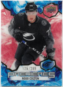 2021-22 UD Ice Premieres RED Ross Colton /399 č. 199