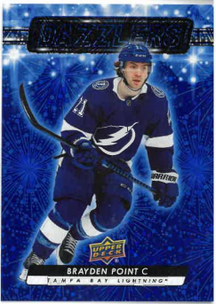 2023-24 UD Series II Dazzlers Blue Brayden Point č. DZ-88
