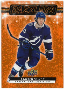 2023-24 UD Series II Dazzlers Orange Brayden Point č. DZ-88