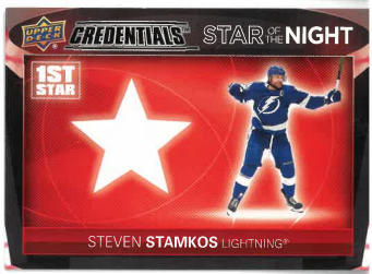2021-22 UD Credentials Star Of The Night Steven Stamkos č. 1S-2