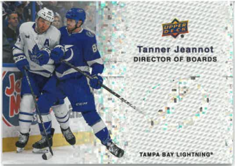 2023-24 UD Series II Director Of Boards Tanner Jeannot č. DB-5