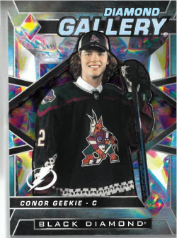 2024-25 UD Black Diamond Gallery Conor Geekie č. DG-GE