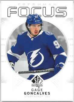 2024-25 UD SP Authentic Freshman Focus Gage Goncalves č. FF-23