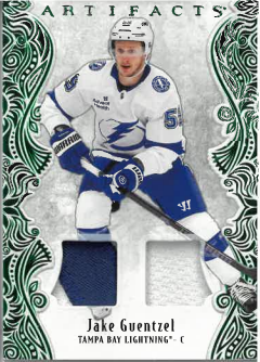 2025-26 UD Artifacts Emerald Material Jake Guentzel /65 č. 65