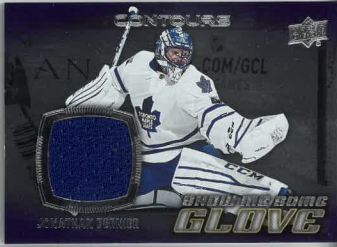 2015-16 UD Contours Show Me Some Glove Jonathan Bernier č. S-27