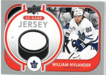 2021-22 UD Series 1 Game Jersey William Nylander