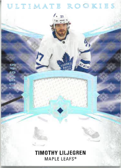 2020-21 UD Ultimate Collection Rookies Jersey Timothy Liljegren /649 č. 174