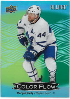 2024-25 UD Allure Color Flow Yellow-Green Morgan Rielly č. CFL-37