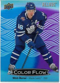 2024-25 UD Allure Color Flow Blue-Purple Mitch Marner č. CFL-36