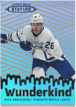 2022-23 UD Stature Wunderkind Nick Abruttese č. W-25