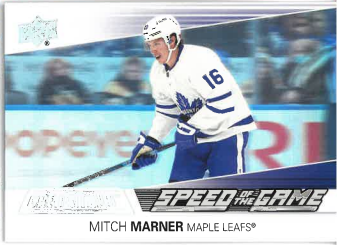 2021-22 UD Credentials Speed Of The Game Mitch Marner č. SG22