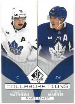 2022-23 UD SP Authentic Collaborations A. Matthews/M. Marner č. C-21